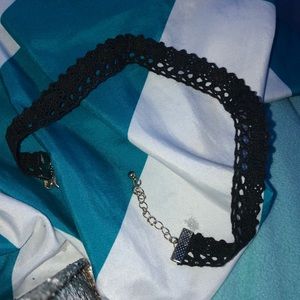 black lace choker